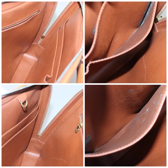 LOUIS VUITTON Epi Porte Documents Voyage Bag Zipangu Gold M54478 LV Auth 132581B - Picture 16 of 16